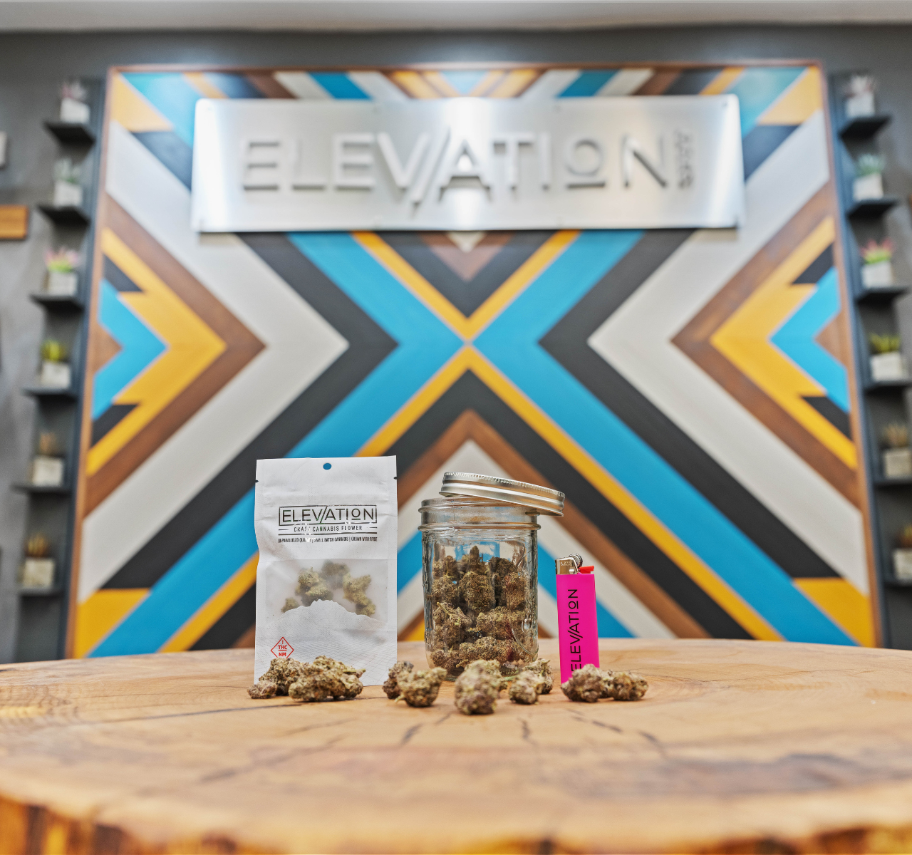 elevation cannabis flower packaging